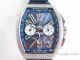 Swiss Clone Franck Muller Vanguard Yachting Blue Dial diamond Watch 7750 Movement (4)_th.jpg